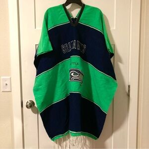 Seattle Hawks Poncho